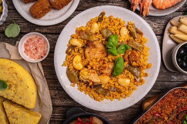 Spanish food table
